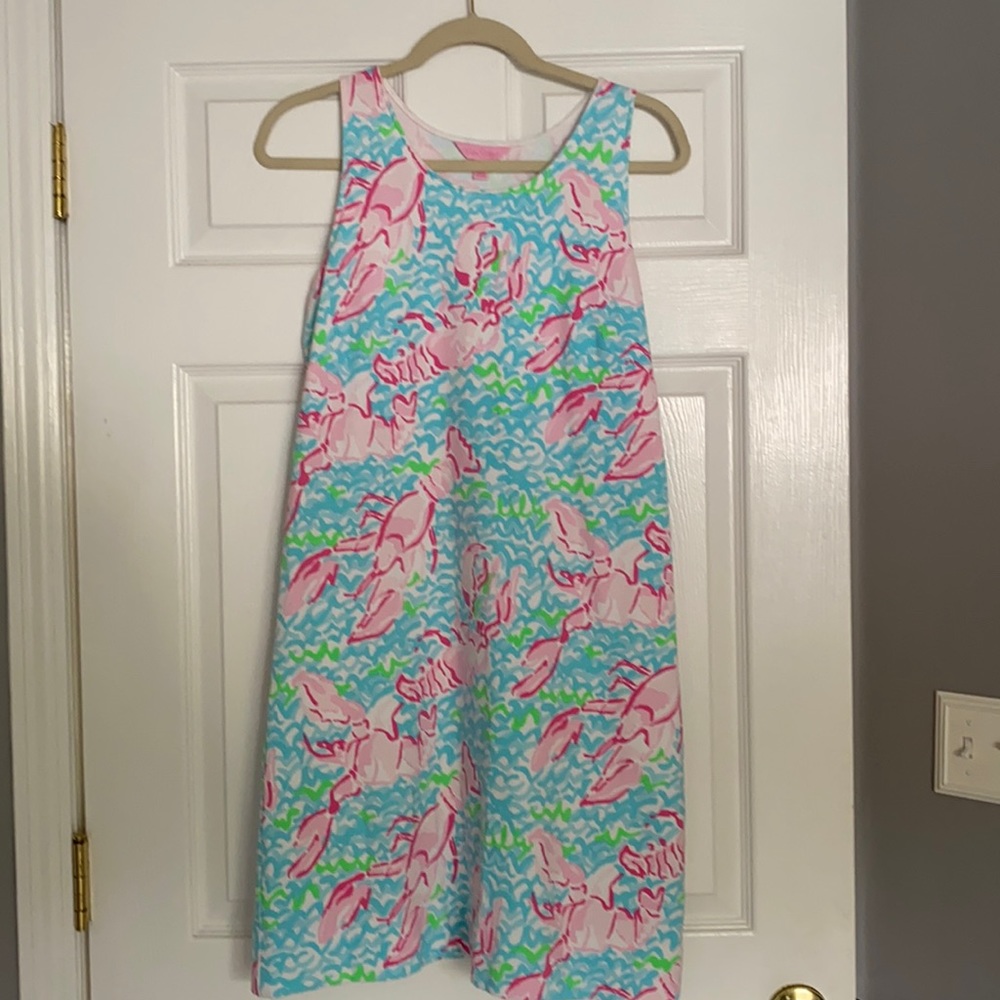 Lilly Pulitzer dress in “Lobstah Roll” print